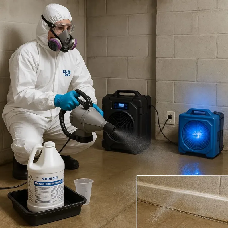 Sanitization and Odor Removal process in North Aurora, IL