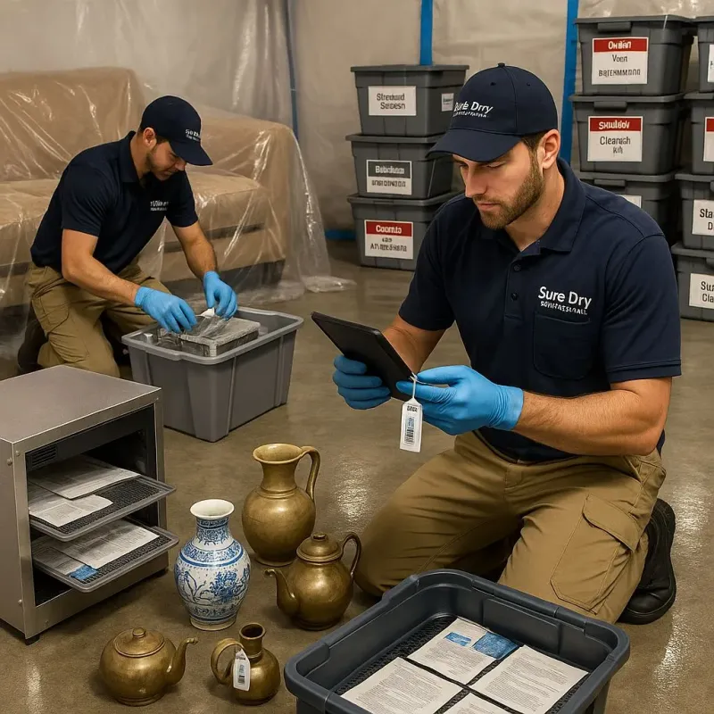 Content Protection and Restoration process in North Aurora, IL